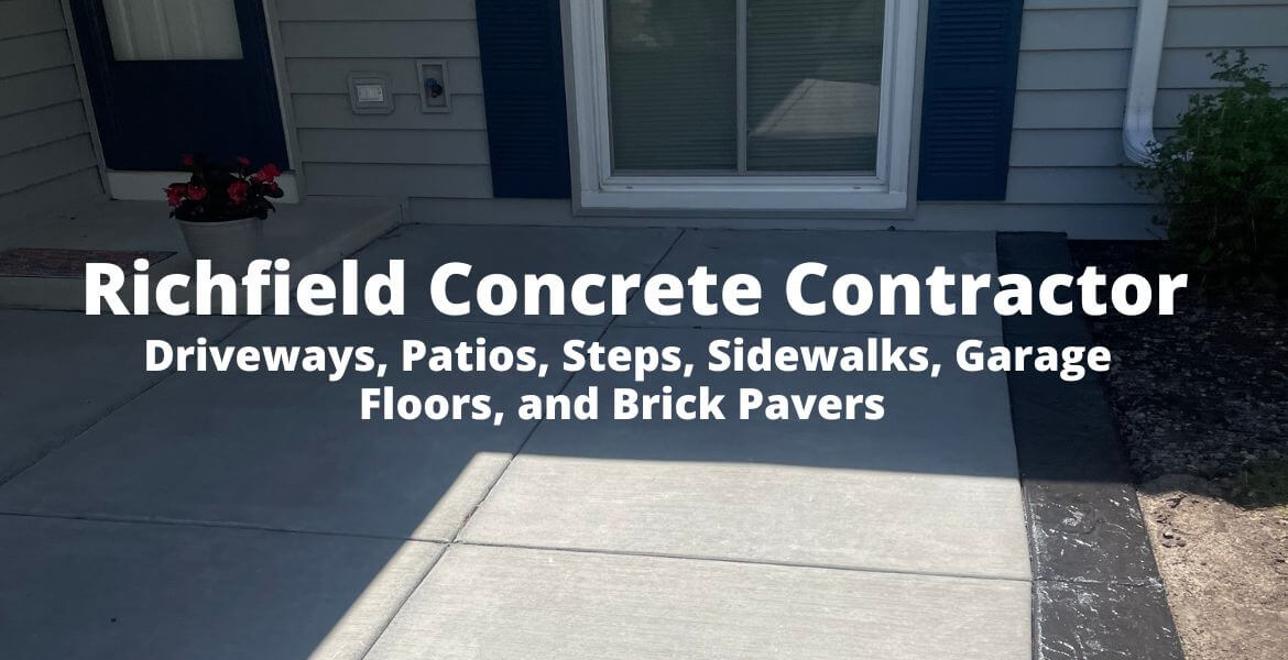 concrete contractors Richfield, concrete laying contractors Richfield, cement walkway contractors Richfield, concrete stamping contractors Richfield, contractors to pour concrete slabs Richfield, concrete floor installation near me Richfield, colored concrete contractors near me Richfield, stamped concrete patio installers Richfield